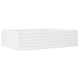 Garden Planter White 90x60x23 cm Solid Wood Pine 847234