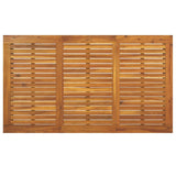 Garden Dining Set 5 pcs Beige Solid Acacia Wood 3365456