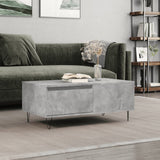 Coffee Table Concrete Grey 90x50x36.5 cm Engineered Wood 830808