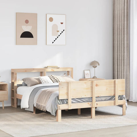 Bed Frame with Headboard without Mattress 140x200 cm 3306086