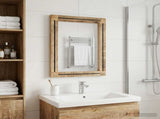 Mirror Wall-mounted Brown and Black 70 x 50 x 3 cm Glass 4018875