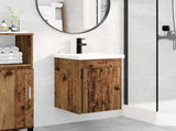 Bathroom Vanity Unit with Tap Old Wood 42 x 40 x 74.5 cm 889535