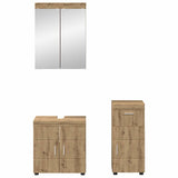 Bathroom Furniture Set TULUM 3 pcs Artisan Oak 60 x 34 x 63 cm 3398033