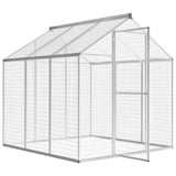 Outdoor Aviary Aluminium 183x178x194 cm 45219