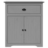 Hallway Cabinet BODO Grey 80x35x90 cm 4016868