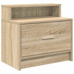 ZNTS Bedside Cabinets with Drawer 2 pcs Sonoma Oak 51x31x47 cm 858673