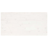 Table Top White 110x60x2.5 cm Solid Wood Pine Rectangular 824421