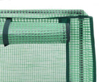 Garden Planter with Greenhouse Cover&Wheels 3 pcs White PP 3423065