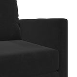 Sofa Bed Black 74 x 77 x 81 cm Velvet 4106614