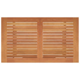 Folding Garden Table 120x70x75 cm Solid Eucalyptus Wood 316621