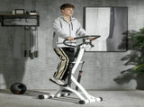 Foldable Stepper Machine with 12-Level Hydraulic Resistance, Step Machine Exerciser with LCD Monitor T3398P376848