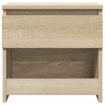 Bedside Cabinets 2 pcs Sonoma Oak 40x30x39 cm Engineered Wood 803450