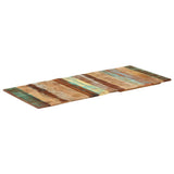 Rectangular Table Top 60x140 cm 15-16 mm Solid Reclaimed Wood 286047
