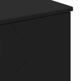 Bathroom Cabinet with Drawer with Door Black 76.5 x 35 x 64 cm 883295