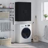 Wall Mounted Cabinet Black 69.5x34x90 cm 828445