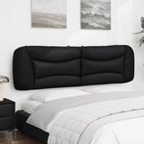 Headboard Cushion Black 180 cm Faux Leather 374642
