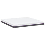 Mattress White and Grey 180 x 200 cm Memory Foam 4106332