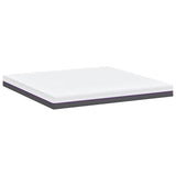 Mattress White and Grey 180 x 200 cm Memory Foam 4106332