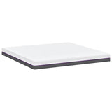 Mattress White and Grey 180 x 200 cm Memory Foam 4106332