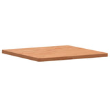 Table Top 60x60x2.5 cm Square Solid Wood Beech 355974