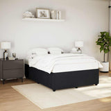 Bed Frame without Mattress Black 140x190 cm Velvet 3285008