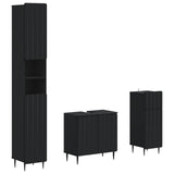 3 Piece Bathroom Cabinet Set ZWOLLE Engineered Wood 3417838