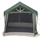 Family Tent Green and White 620 x 322 x 240 cm Polyester 4100697