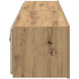 TV Wall Cabinet with LED 2 pcs Artisan Oak 80 x 35 x 31 cm 863107