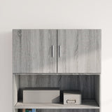 Wall Cabinet Grey Sonoma 80x42.5x40 cm Engineered Wood 846129