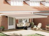 Awning Replacement Fabric Beige 430 x 345 cm Polyester 42000563