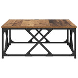 Coffee Table Old Wood 70 x 70 x 30 cm Engineered Wood 882772