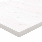 Table Top White 70x70x2.5 cm Solid Wood Pine Square 824386