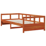 Daybed without Mattress Wax Brown 80x200 cm Solid Wood Pine 854960