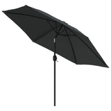 Garden Parasol with Metal Pole 300 cm Anthracite 44499