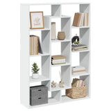 Book Cabinet White 102x29x143 cm Engineered Wood 3310298