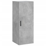 Highboard Concrete Grey 34,5x34x180 cm Engineered Wood 3198997