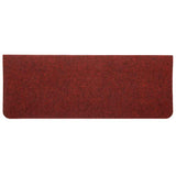 Stair Mats Self-adhesive 30 pcs Red 65x22.5x3.5 cm 3365915