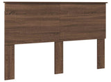 Bed Frame with Headboard Brown Oak 120 x 200 cm Solid Pine Wood 3409387