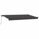 Retractable Awning Anthracite 350 x 200 cm Fabric 3329652