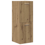 4 Piece Bathroom Furniture Set Artisan Oak Engineered Wood 3328590