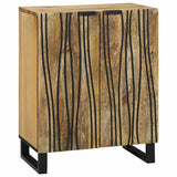 Sideboard Natural 60 x 33.5 x 75 cm Solid Mango Wood 4017938