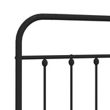 Metal Replace Headboard Black 150 cm 352612