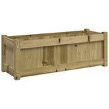 Garden Planter 90x31x31 cm Impregnated Wood Pine 837457