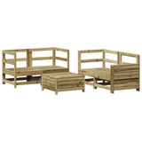 5 Piece Garden Sofa Set Impregnated Wood Pine 3250815