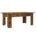 ZNTS Coffee Table Smoked Oak 100x60x42 cm Engineered Wood 815426