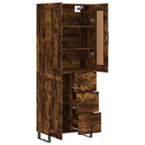 Highboard Smoked Oak 69.5x34x180 cm Engineered Wood 3200030