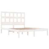 Bed Frame without Mattress White 180x200 cm Super King Solid Wood Pine 3104494