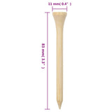 Golf Tees 1000 pcs 83 mm Bamboo 94432