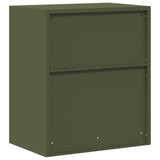Storage Cabinet Olive Green 60 x 40 x 70 cm Steel 891722