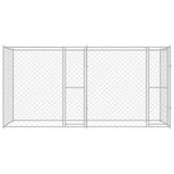Dog Cage Silver 400 x 200 x 200 cm Galvanised Steel 3368306